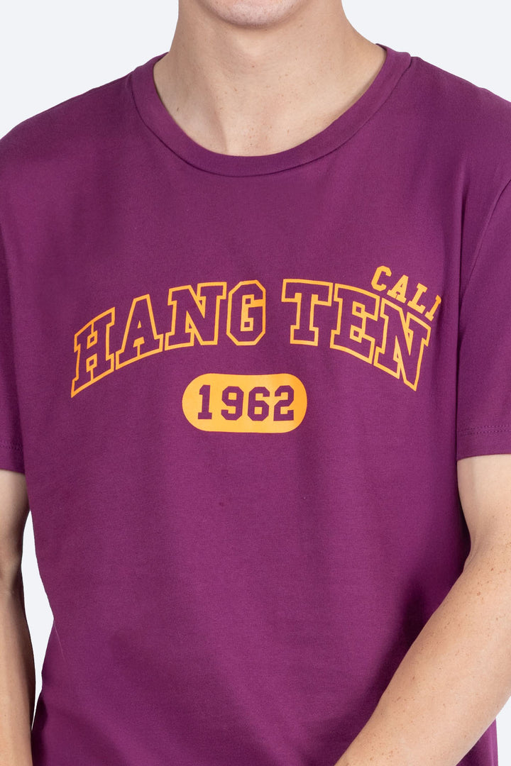 T-shirt magenta "Hang Ten Cali" - Hang Ten 