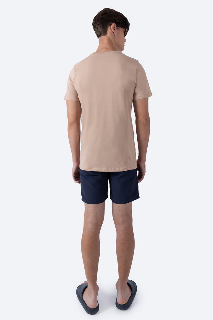 T-shirt cefé claro "Stay in the waves" - Hang Ten 