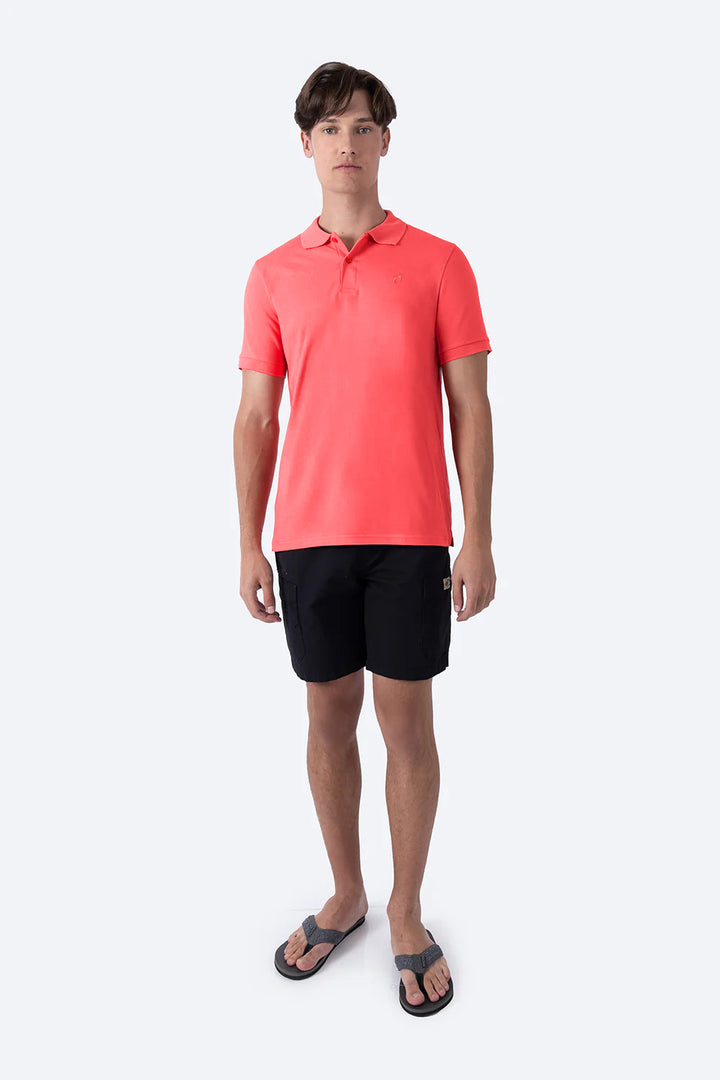 Polo piqué coral neón new - Hang Ten 