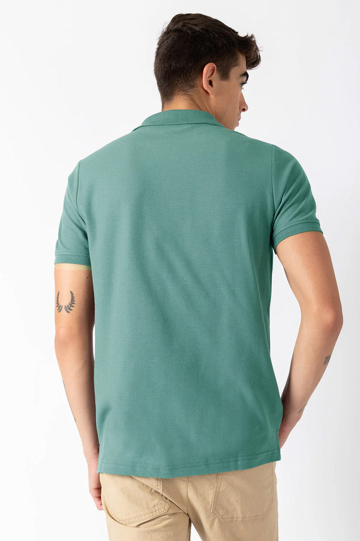 Polo piqué verde claro new  - Hang Ten 
