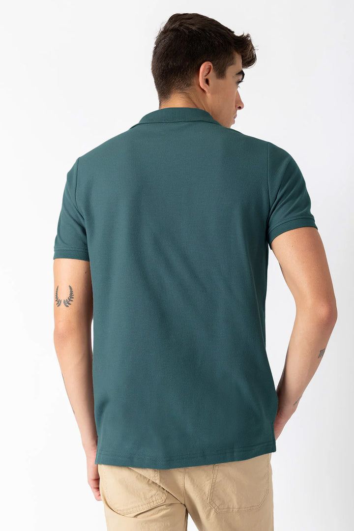 Polo piqué verde new  - Hang Ten 