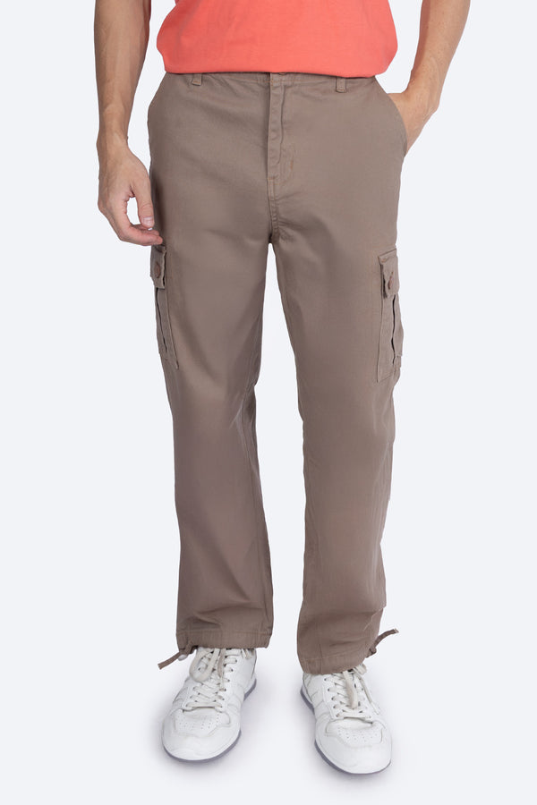 Pantalón tipo cargo café - Hang Ten