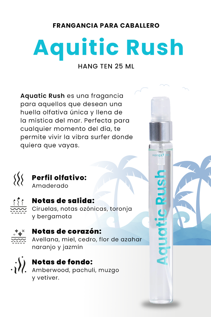 Perfume Aquatic Rush  50 ml - Hang Ten 