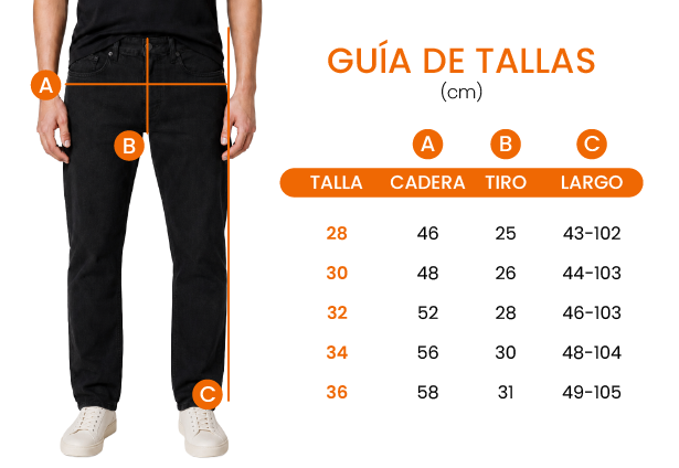 Guía de tallas