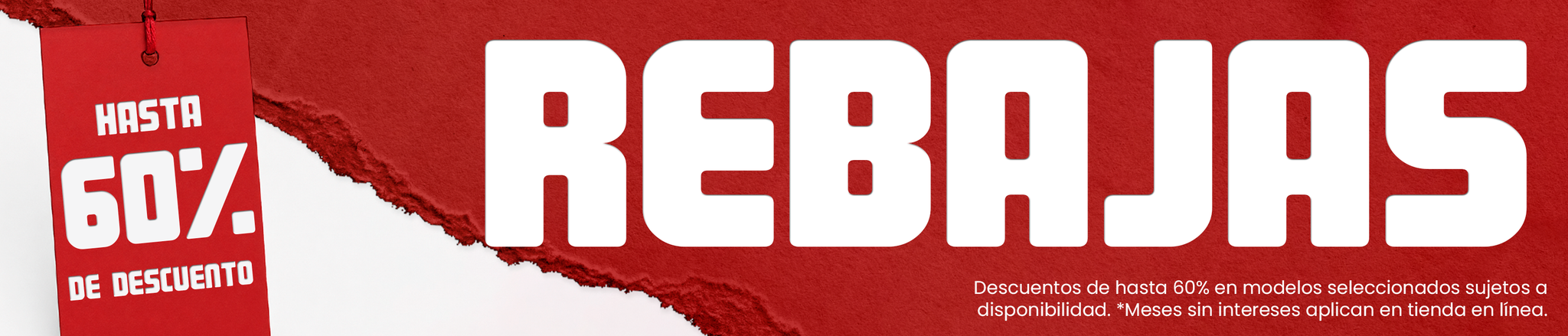 REBAJAS banner