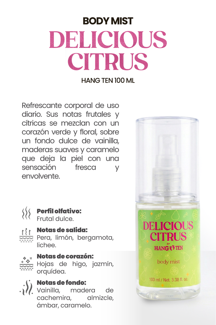 Body mist Delicious Citrus - Hang Ten México