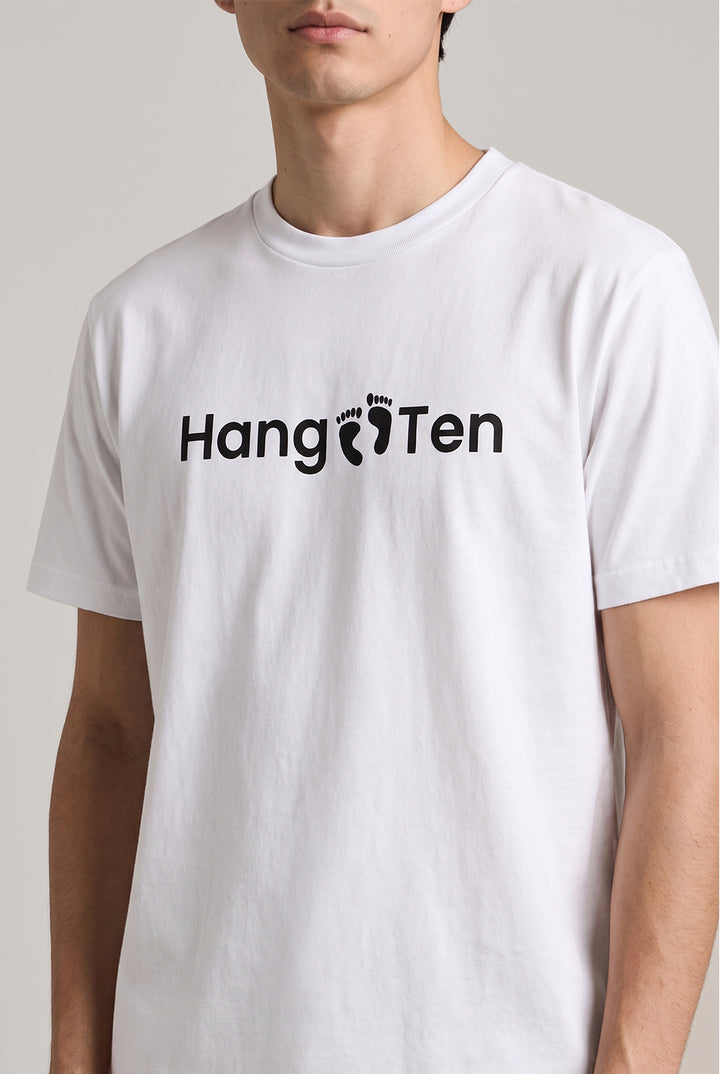 Playera blanca estampado HANG TEN- Hang Ten México