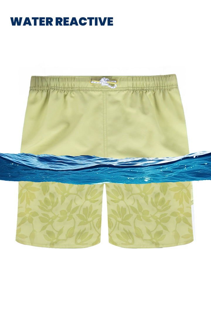 Short de playa verde water reactive - Hang Ten