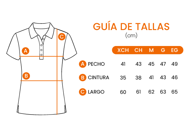 Guía de tallas