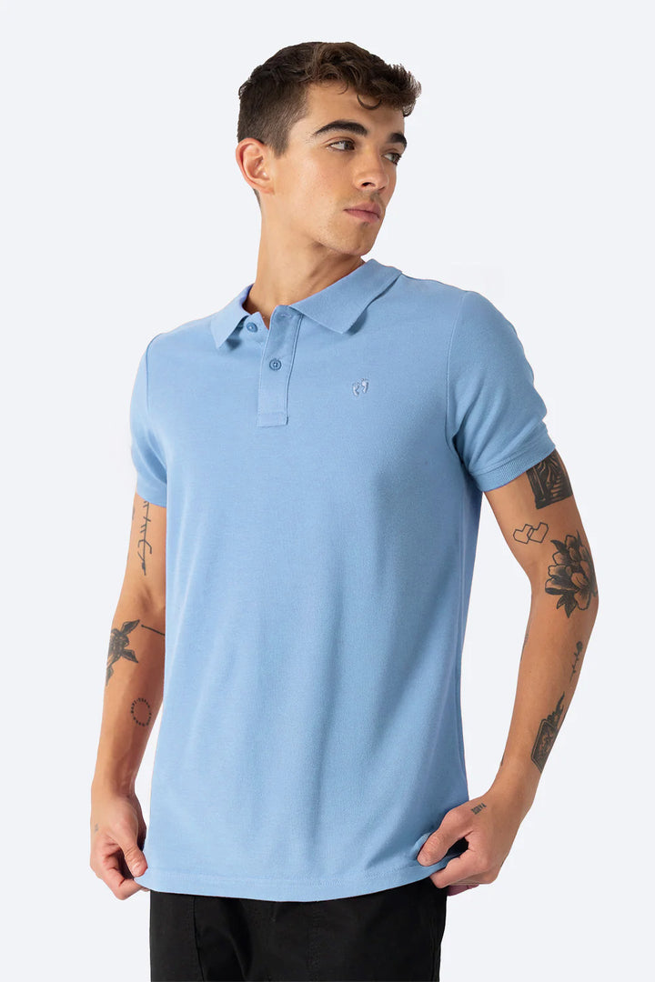 Polo piqué azul new  - Hang Ten 