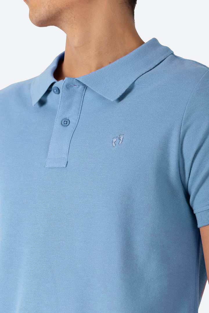 Polo piqué azul new  - Hang Ten 