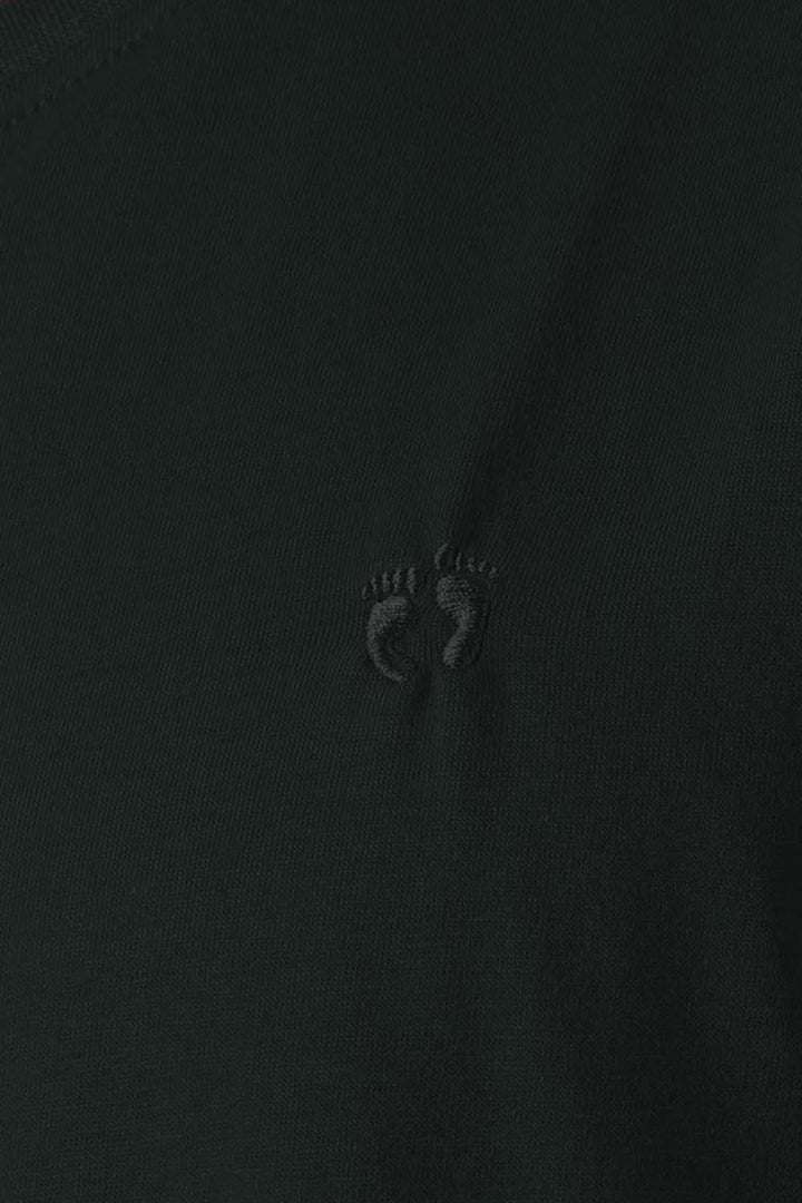 Playera básica negra cuello redondo - Hang Ten