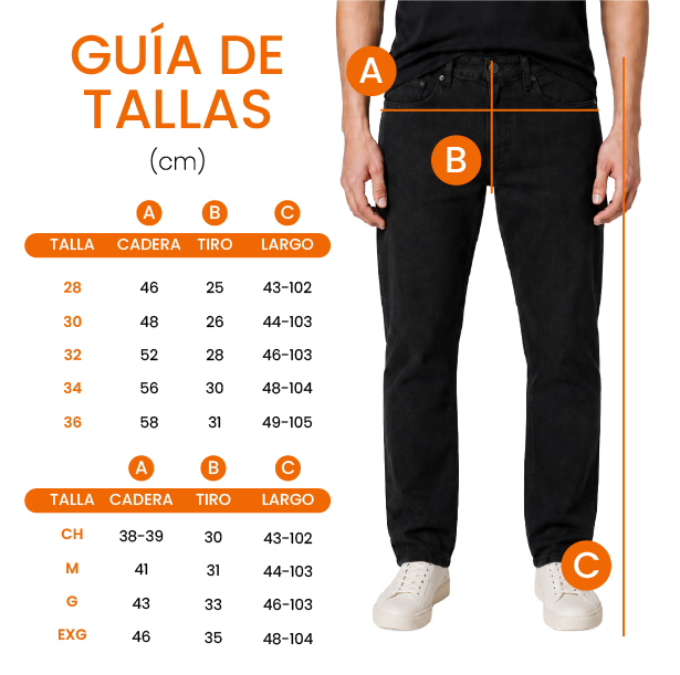 Guía de tallas